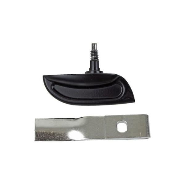 Aftermarket New Battery Door Handle Assembly Black Fits Ford / Fits New Holland 2N 9N16625B - main